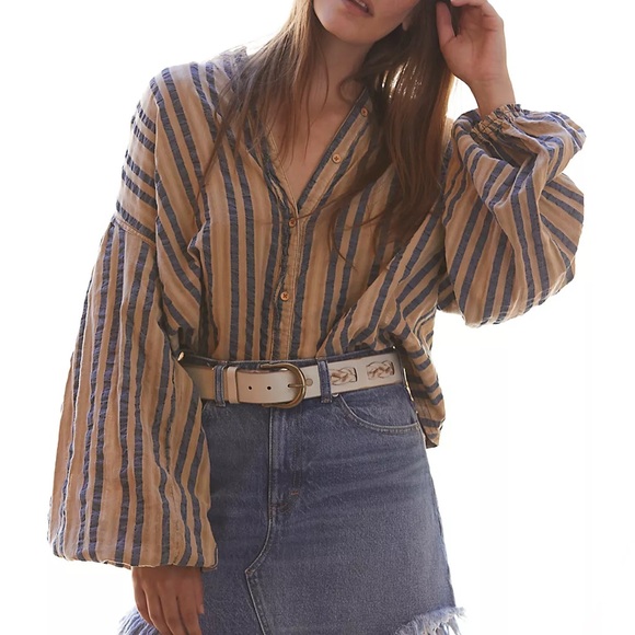 Free People Dresses & Skirts - Free People Bailey Denim Mini skirt coconut 🥥